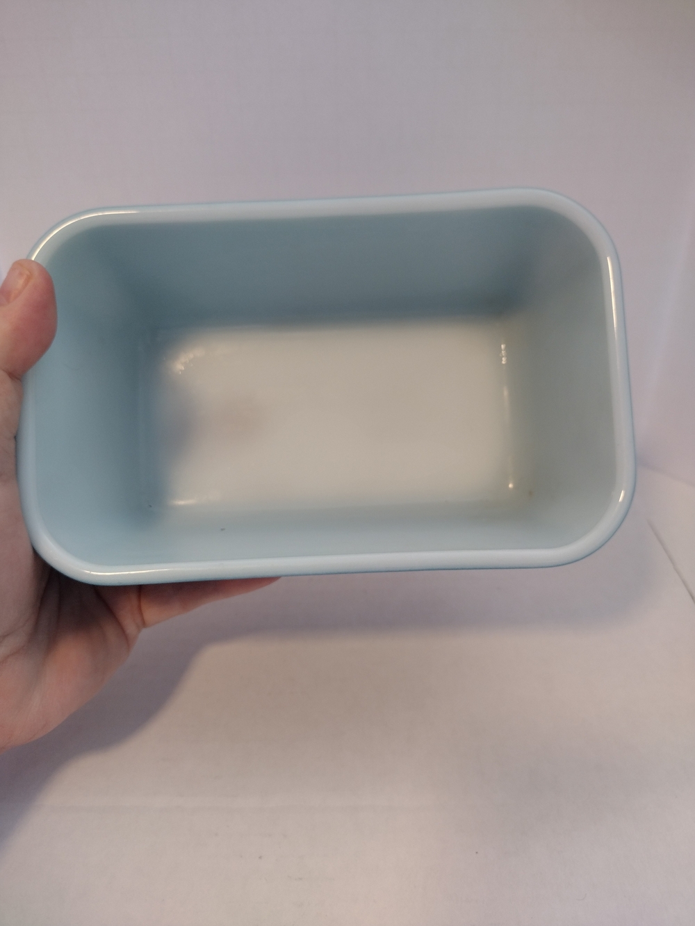 Pyrex Rectangular Blue Ceramic Baking Dish - Picture 3 of 10